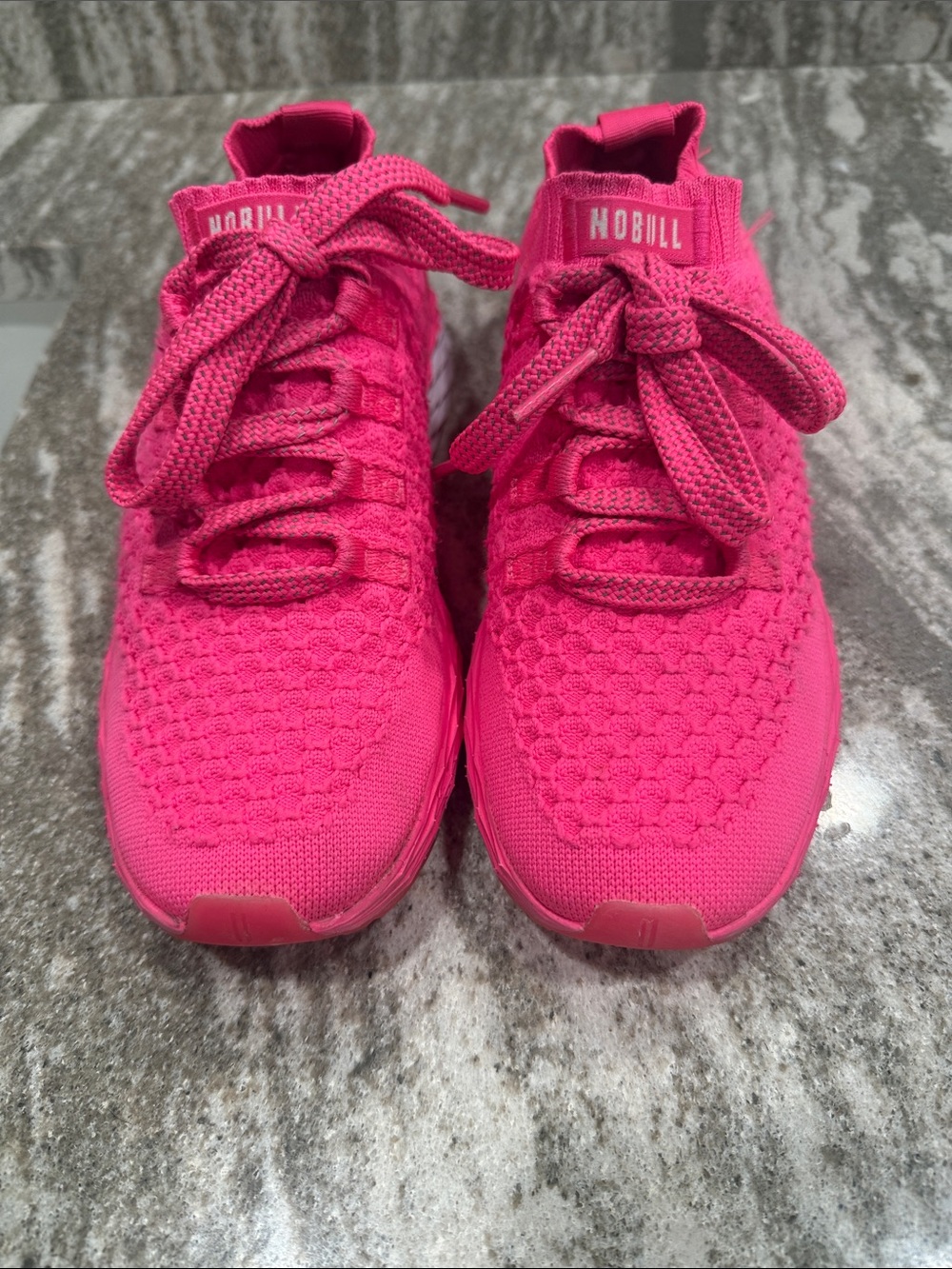 NOBULL  Hot Pink Knit Sneakers